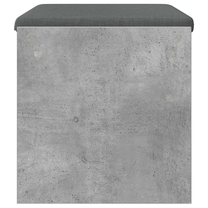 Bancă pentru hol cu pernă Gri din beton 60 x 38 x 46 cm - WALTI WALTI