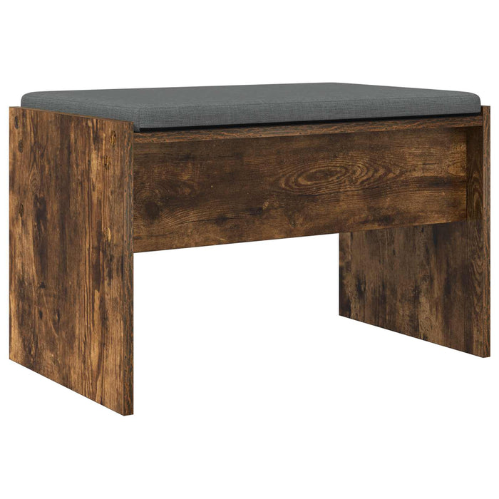 Bancă pentru hol cu pernă Stejar fumuriu 60 x 38 x 46 cm - WALTI WALTI