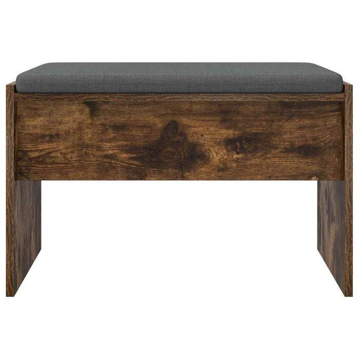 Bancă pentru hol cu pernă Stejar fumuriu 60 x 38 x 46 cm - WALTI WALTI