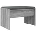 Bancă pentru hol cu pernă Gri Sonoma 60 x 38 x 46 cm - WALTI WALTI
