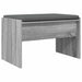 Bancă pentru hol cu pernă Gri Sonoma 60 x 38 x 46 cm - WALTI WALTI