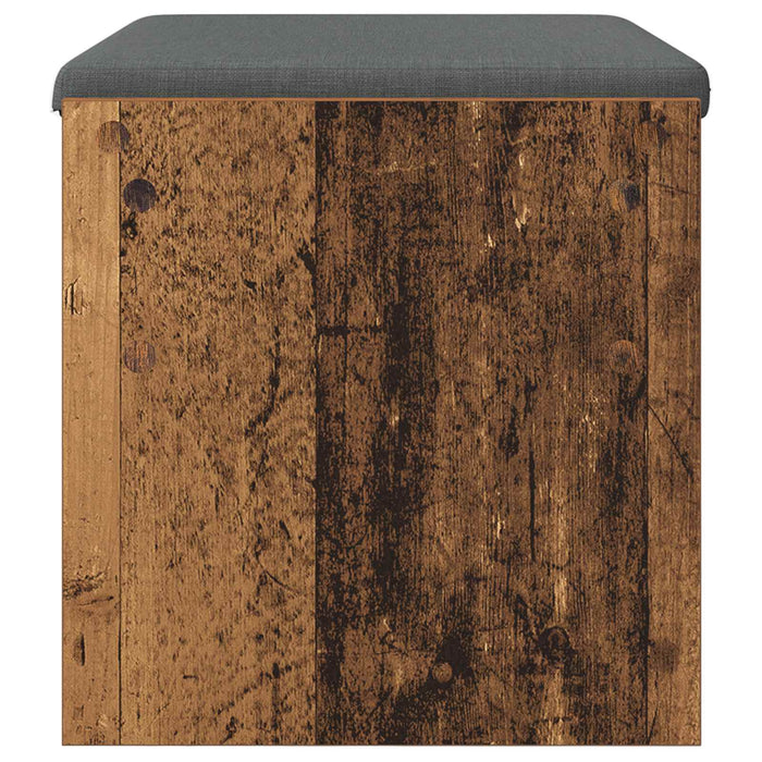 Bancă pentru hol cu pernă Lemn vechi 60 x 38 x 46 cm - WALTI WALTI