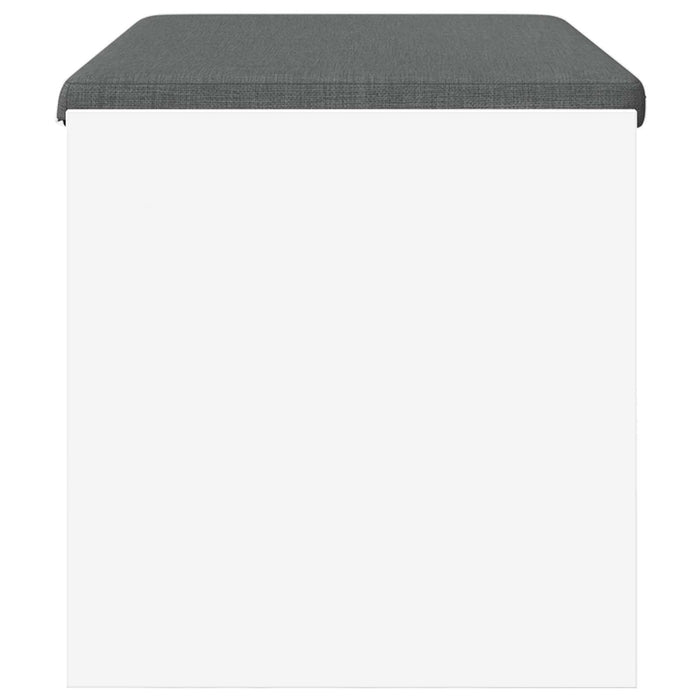 Bancă pentru hol cu pernă Alb 80 x 38 x 46 cm - WALTI WALTI