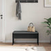 Bancă pentru hol cu pernă Stejar Negru 80 x 38 x 46 cm - WALTI WALTI