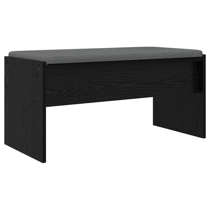 Bancă pentru hol cu pernă Stejar Negru 80 x 38 x 46 cm - WALTI WALTI