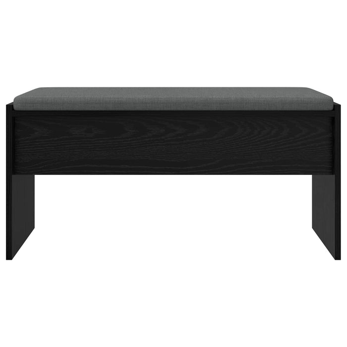 Bancă pentru hol cu pernă Stejar Negru 80 x 38 x 46 cm - WALTI WALTI