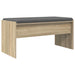 Bancă pentru hol cu pernă Stejar Sonoma 80 x 38 x 46 cm - WALTI WALTI