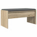 Bancă pentru hol cu pernă Stejar Sonoma 80 x 38 x 46 cm - WALTI WALTI