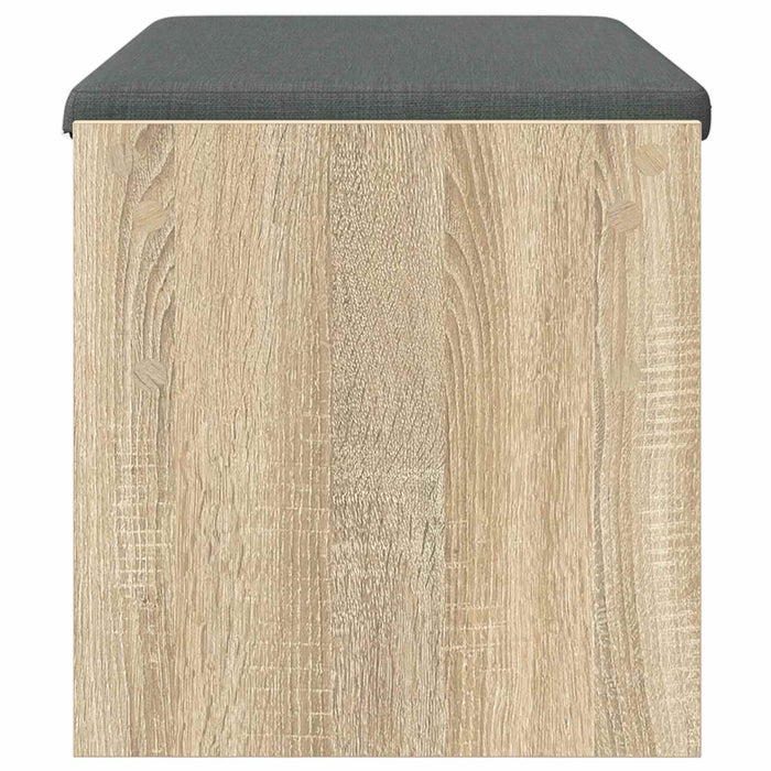 Bancă pentru hol cu pernă Stejar Sonoma 80 x 38 x 46 cm - WALTI WALTI