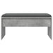 Bancă pentru hol cu pernă Gri din beton 80 x 38 x 46 cm - WALTI WALTI