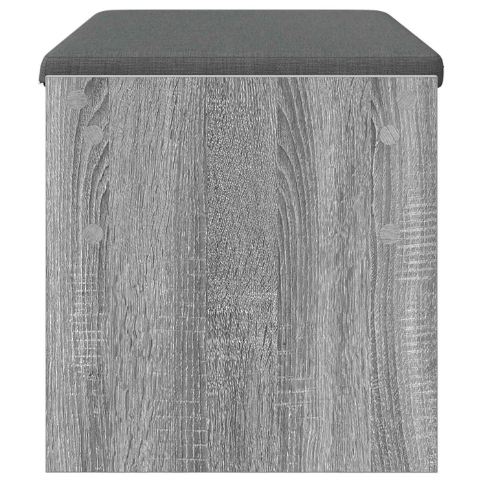 Bancă pentru hol cu pernă Gri Sonoma 80 x 38 x 46 cm - WALTI WALTI