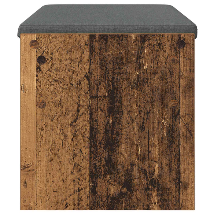 Bancă pentru hol cu pernă Lemn vechi 80 x 38 x 46 cm - WALTI WALTI