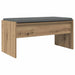 Bancă pentru hol cu pernă Stejar Artizanal 80 x 38 x 46 cm - WALTI WALTI
