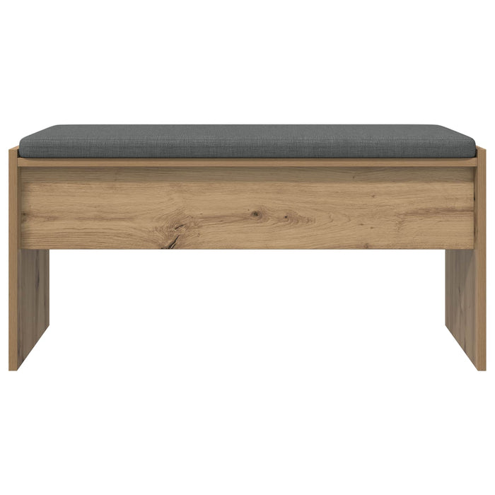 Bancă pentru hol cu pernă Stejar Artizanal 80 x 38 x 46 cm - WALTI WALTI