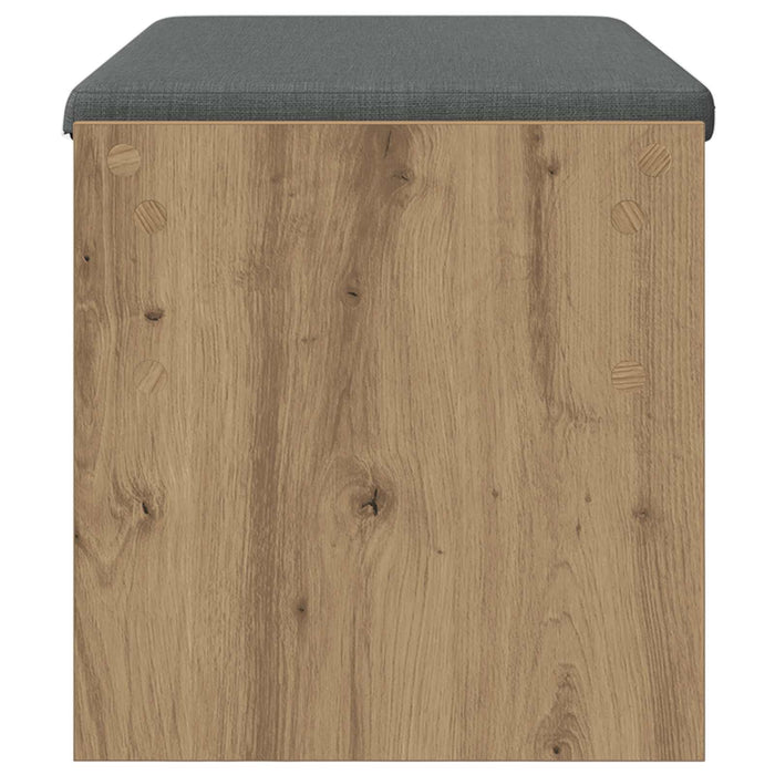 Bancă pentru hol cu pernă Stejar Artizanal 80 x 38 x 46 cm - WALTI WALTI