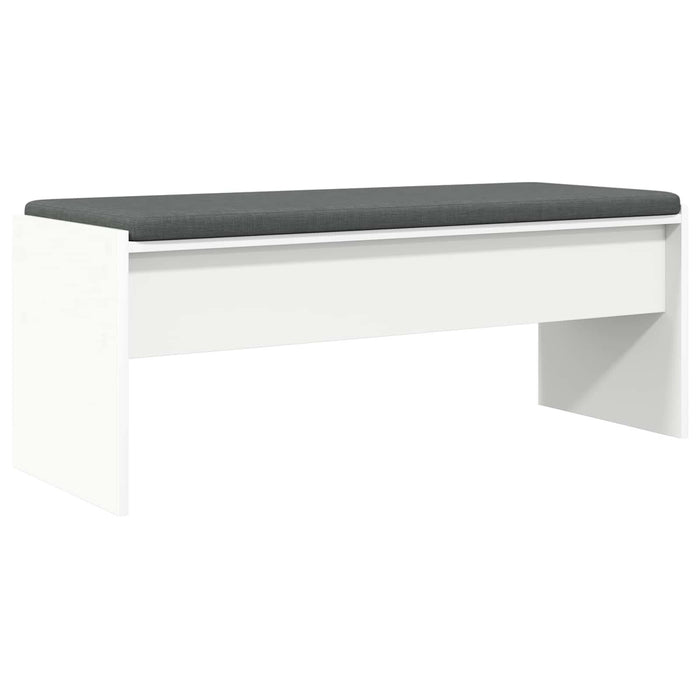 Bancă pentru hol cu pernă Alb 100 x 38 x 46 cm - WALTI WALTI