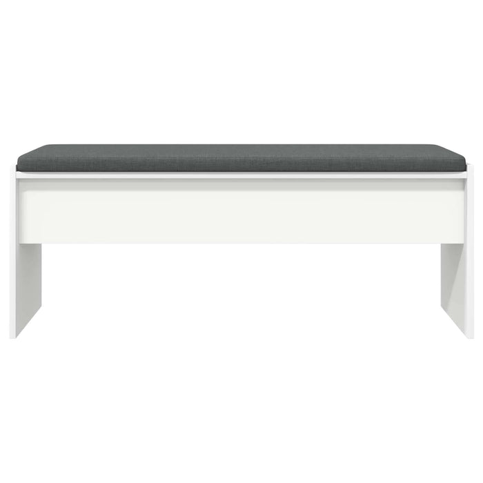 Bancă pentru hol cu pernă Alb 100 x 38 x 46 cm - WALTI WALTI
