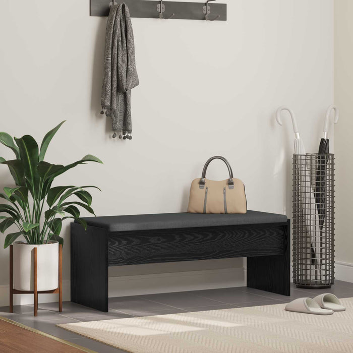Bancă pentru hol cu pernă Stejar Negru 100 x 38 x 46 cm - WALTI WALTI