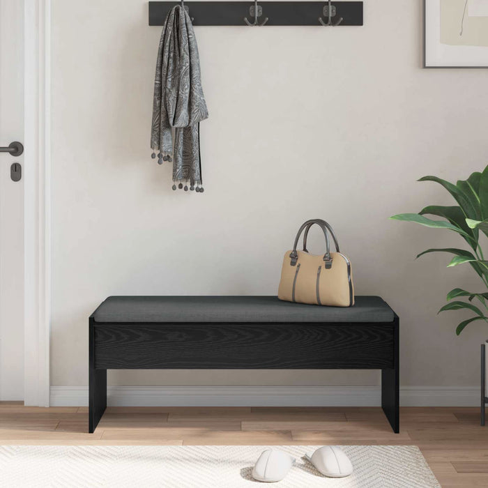 Bancă pentru hol cu pernă Stejar Negru 100 x 38 x 46 cm - WALTI WALTI