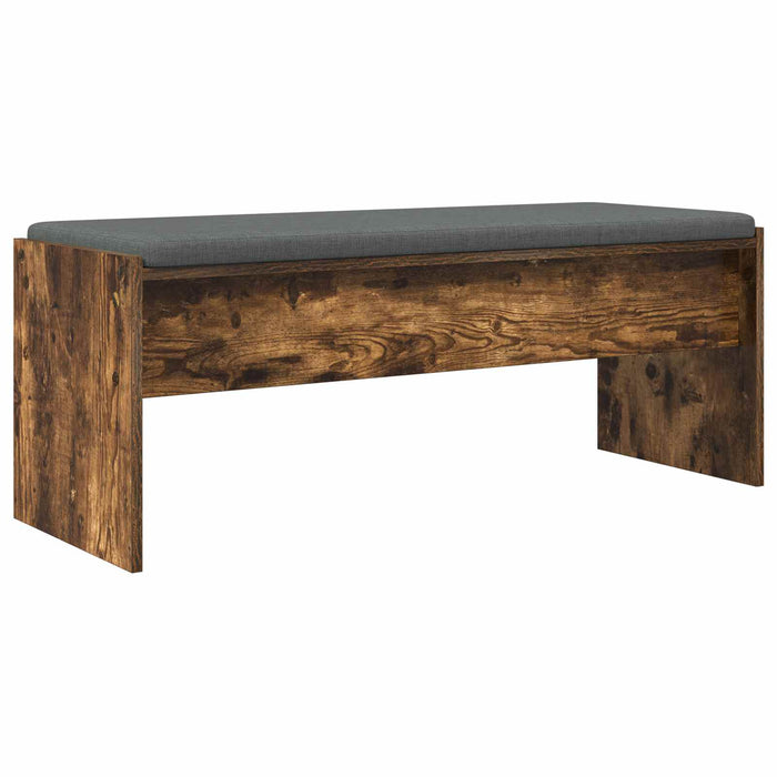 Bancă pentru hol cu pernă Stejar fumuriu 100 x 38 x 46 cm - WALTI WALTI