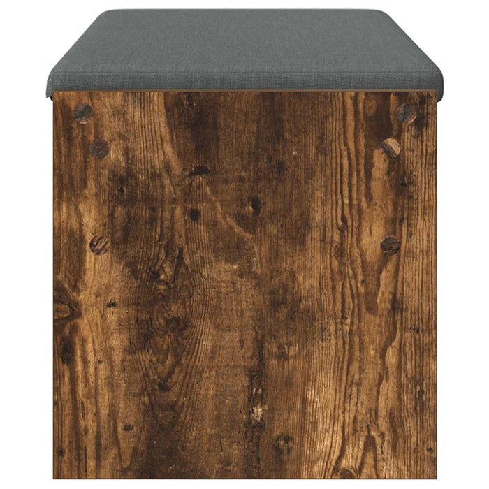 Bancă pentru hol cu pernă Stejar fumuriu 100 x 38 x 46 cm - WALTI WALTI