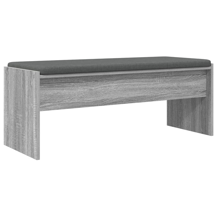 Bancă pentru hol cu pernă Gri Sonoma 103 x 38 x 40 cm - WALTI WALTI
