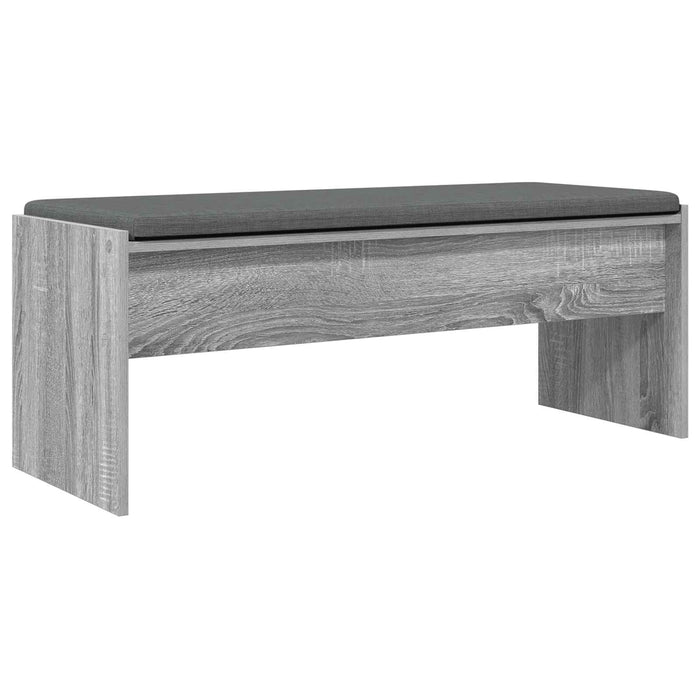 Bancă pentru hol cu pernă Gri Sonoma 103 x 38 x 40 cm - WALTI WALTI