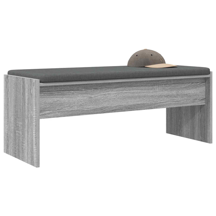 Bancă pentru hol cu pernă Gri Sonoma 103 x 38 x 40 cm - WALTI WALTI