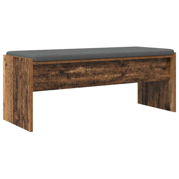 Bancă pentru hol cu pernă Lemn vechi 100 x 38 x 46 cm - WALTI WALTI