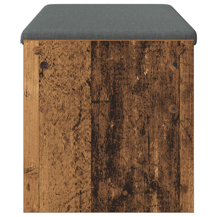 Bancă pentru hol cu pernă Lemn vechi 100 x 38 x 46 cm - WALTI WALTI