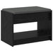 Bancă pentru hol cu pernă cu raft Stejar Negru 63 x 38 x 45 cm - WALTI WALTI