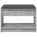 Bancă pentru hol cu pernă cu raft Gri Beton 63 x 38 x 45 cm - WALTI WALTI