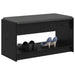 Bancă pentru hol cu pernă cu raft Stejar Negru 83 x 38 x 45 cm - WALTI WALTI