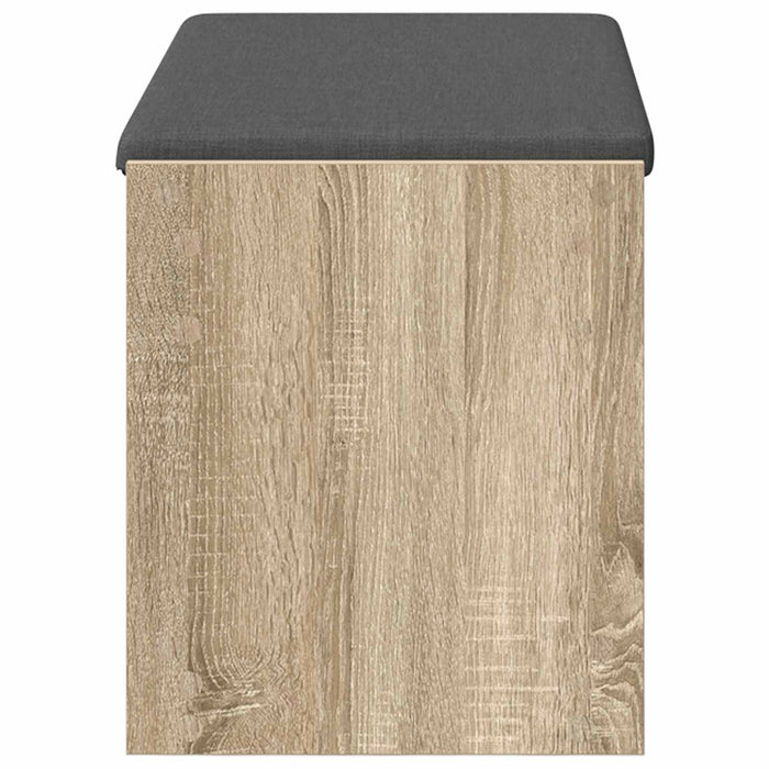 Bancă pentru hol cu pernă cu raft Stejar Sonoma 83 x 38 x 45 cm - WALTI WALTI