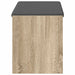 Bancă pentru hol cu pernă cu raft Stejar Sonoma 83 x 38 x 45 cm - WALTI WALTI