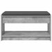 Bancă pentru hol cu pernă cu raft Gri Beton 83 x 38 x 45 cm - WALTI WALTI