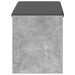 Bancă pentru hol cu pernă cu raft Gri Beton 83 x 38 x 45 cm - WALTI WALTI