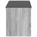 Bancă pentru hol cu pernă cu raft Sonoma gri 83 x 38 x 45 cm - WALTI WALTI