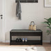 Bancă pentru hol cu pernă cu raft Stejar Negru 100 x 38 x 46 cm - WALTI WALTI