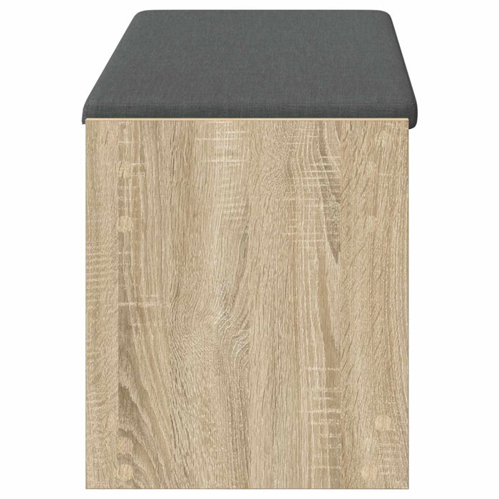 Bancă pentru hol cu pernă Stejar Sonoma 100 x 38 x 46 cm - WALTI WALTI