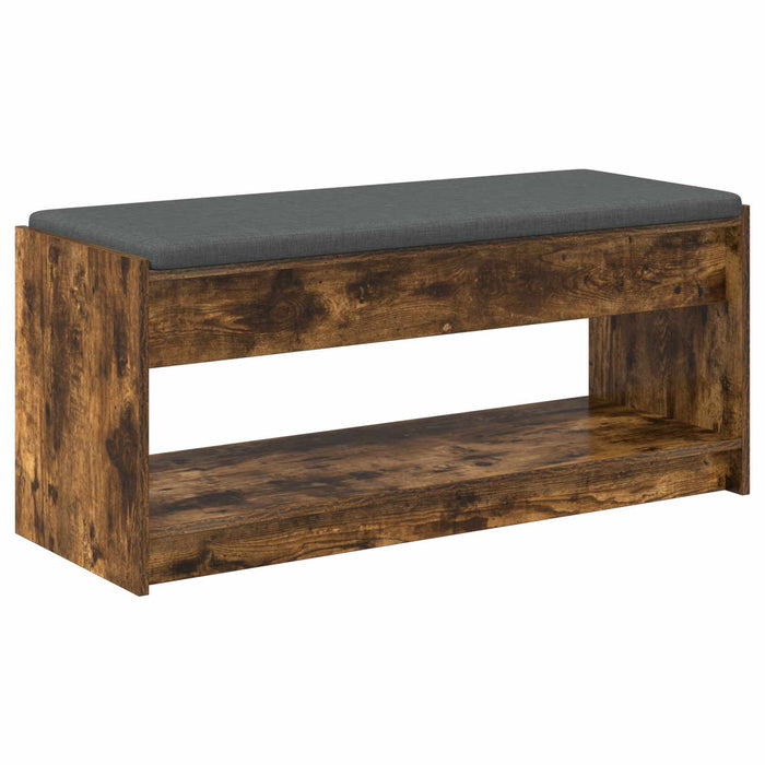 Bancă pentru hol cu pernă Stejar fumuriu 100 x 38 x 46 cm - WALTI WALTI