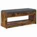 Bancă pentru hol cu pernă Stejar fumuriu 100 x 38 x 46 cm - WALTI WALTI