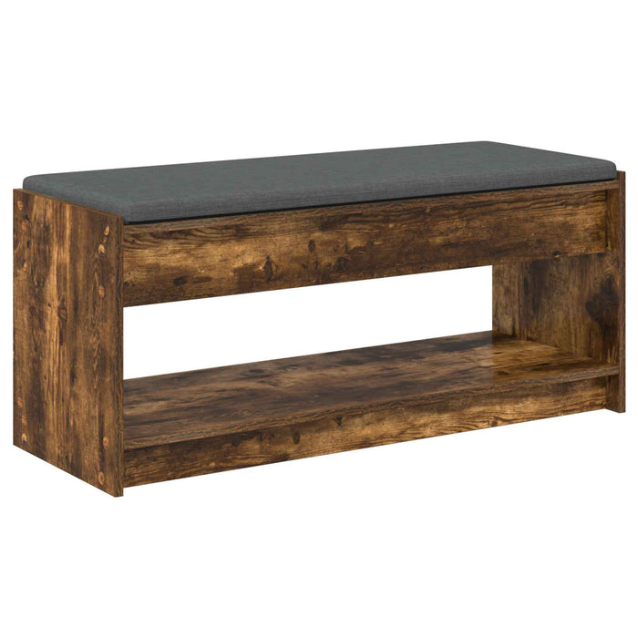Bancă pentru hol cu pernă Stejar fumuriu 100 x 38 x 46 cm - WALTI WALTI