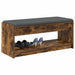 Bancă pentru hol cu pernă Stejar fumuriu 100 x 38 x 46 cm - WALTI WALTI