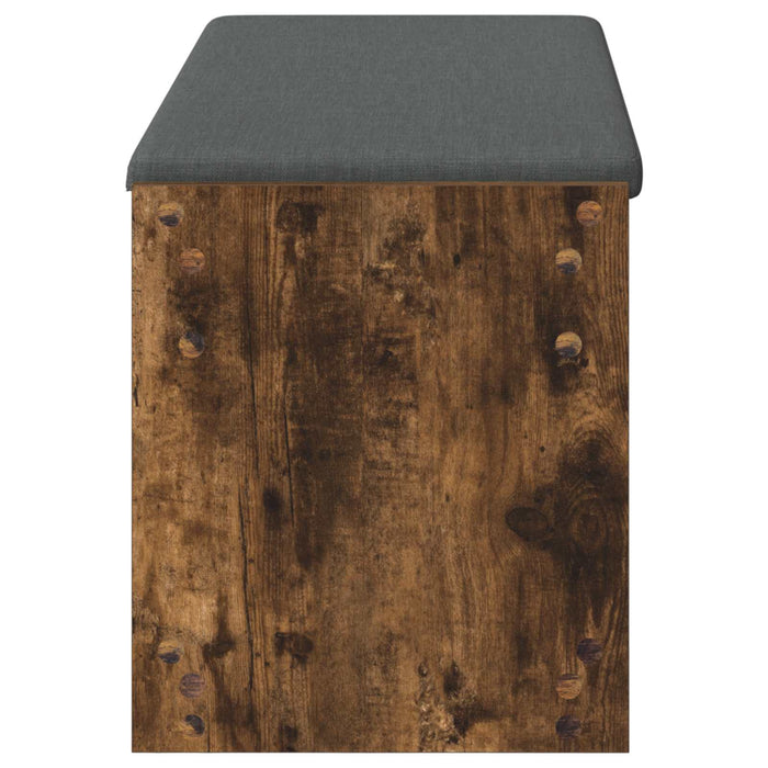 Bancă pentru hol cu pernă Stejar fumuriu 100 x 38 x 46 cm - WALTI WALTI