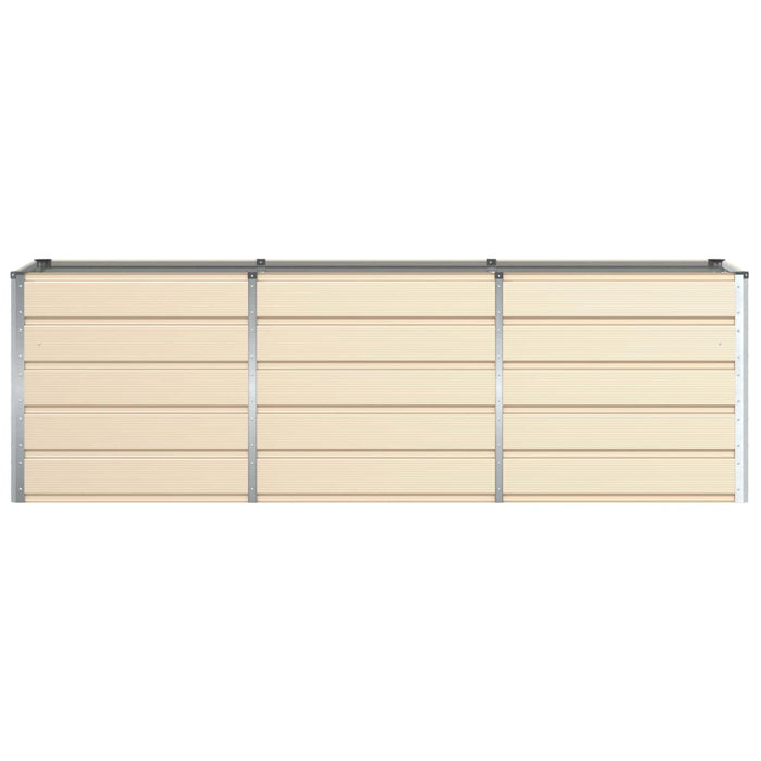 Jardinieră Creme 240 x 80 x 75 cm Oțel - WALTI WALTI