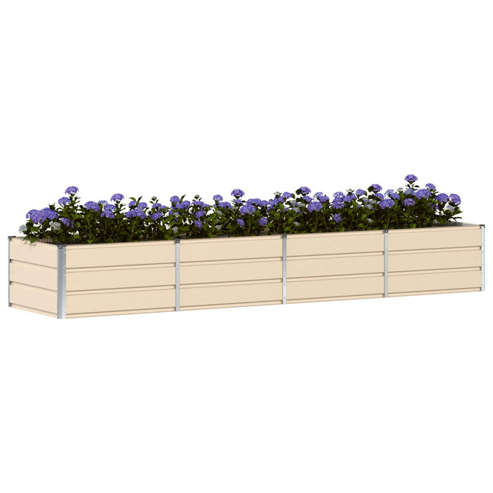 Jardinieră Creme 320 x 80 x 45 cm Oțel - WALTI WALTI