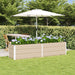 Jardinieră Creme 195 x 50 x 45 cm Oțel Galvanizat - WALTI WALTI