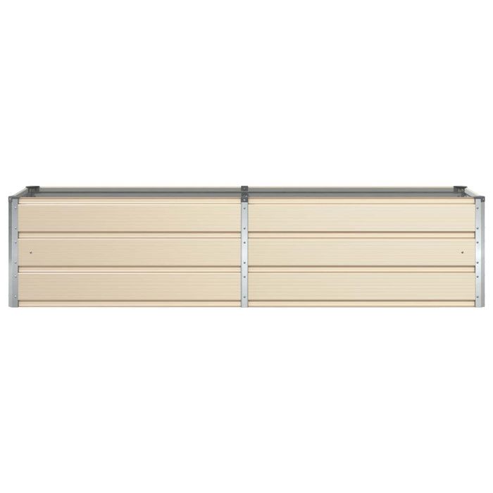 Jardinieră Creme 195 x 50 x 45 cm Oțel Galvanizat - WALTI WALTI