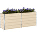 Jardinieră Creme 195 x 50 x 75 cm Oțel Galvanizat - WALTI WALTI